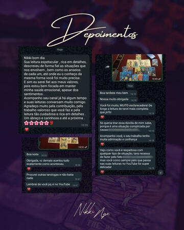 Alguns depoimentos